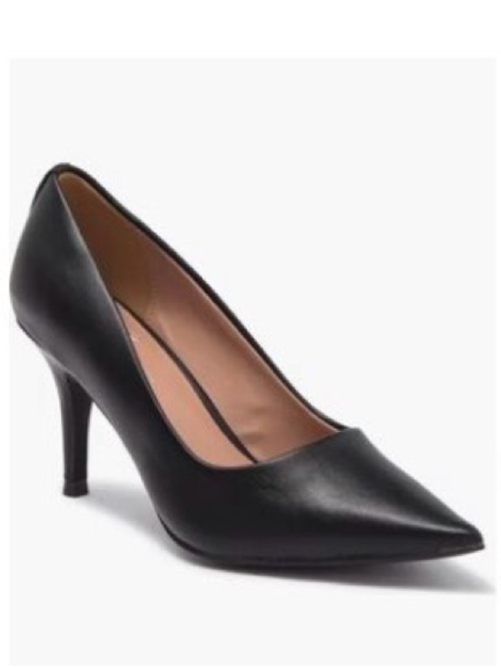 Linea Paolo Paris Nappa Women’s Classic Black Pointed Toe Pump size 12